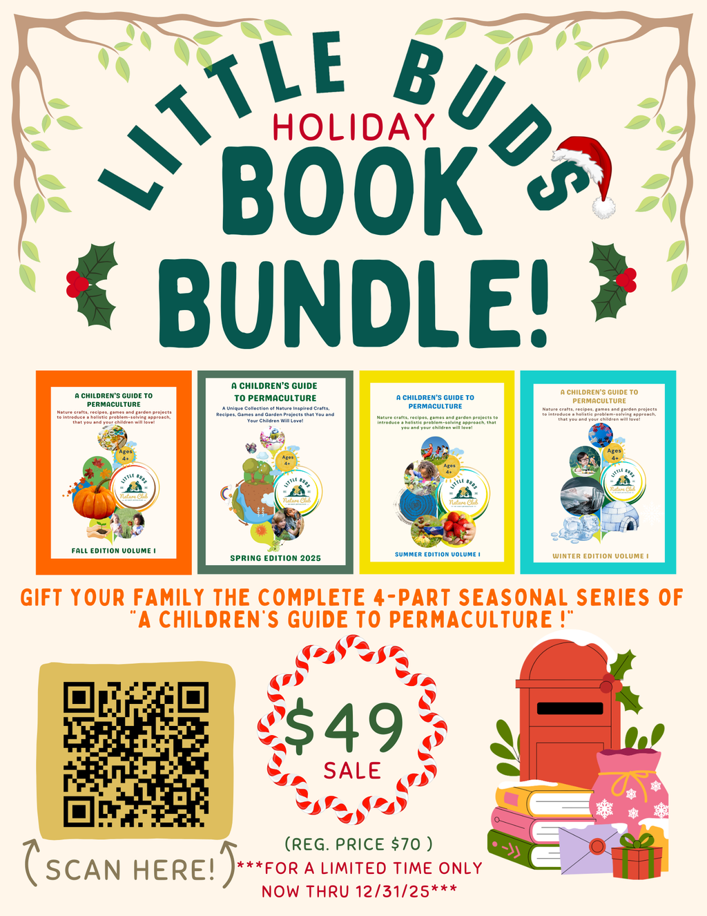 2025 Holiday Book Bundle: "A Children's Guide to Permaculture" (4-part series)